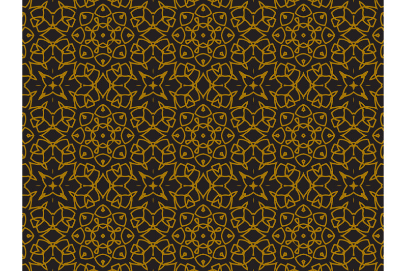pattern-gold-beautiful-ornaments