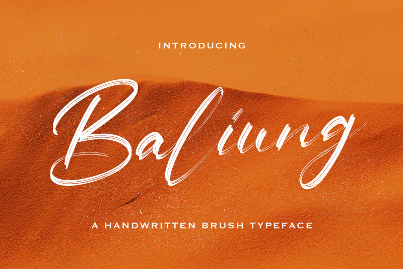 baliung-handwritten-font