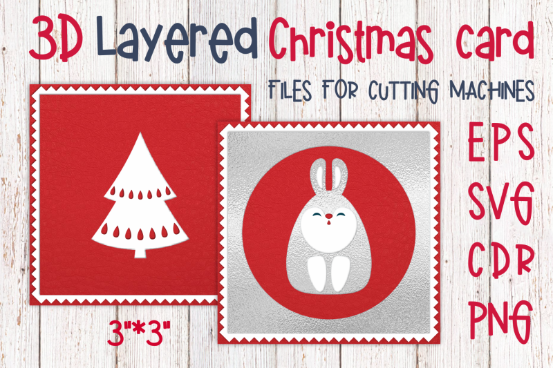 3d-layered-christmas-card-with-bunny