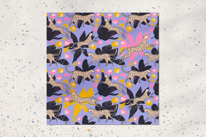 exotic-cats-seamless-pattern