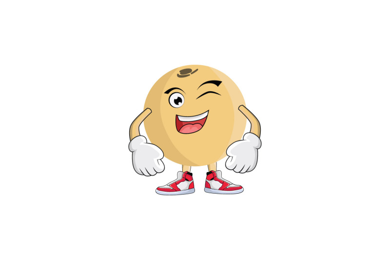 langsat-wink-smile-fruit-cartoon-character-design