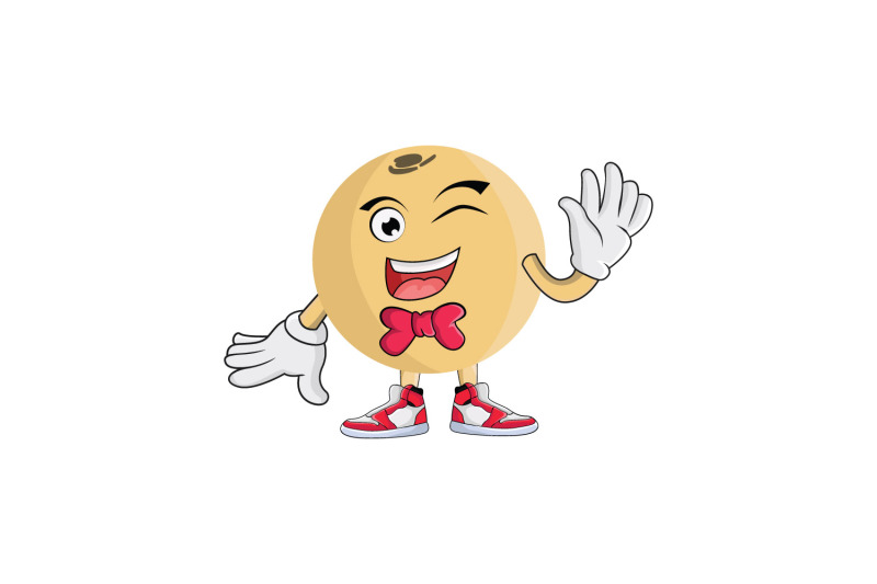 langsat-waving-with-bowtie-fruit-cartoon-character-design