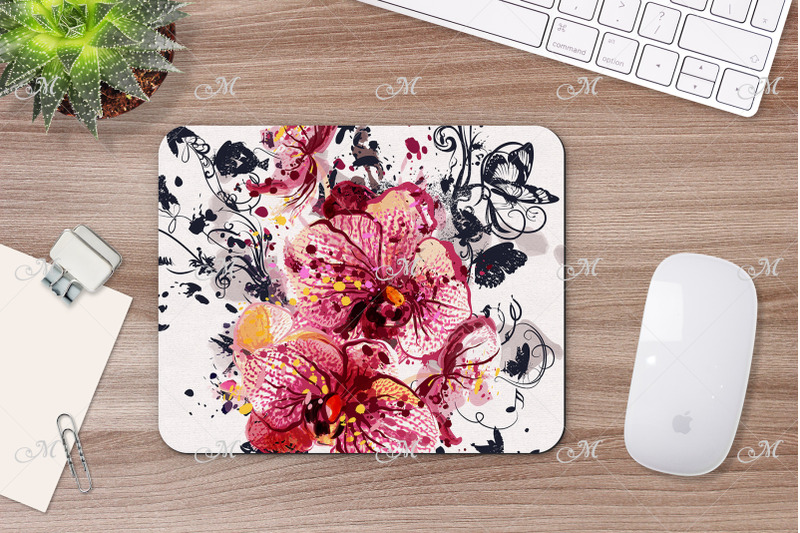 Download Mouse Pad Mockup 2-in-1. PSD JPEG By MaddyZ | TheHungryJPEG.com