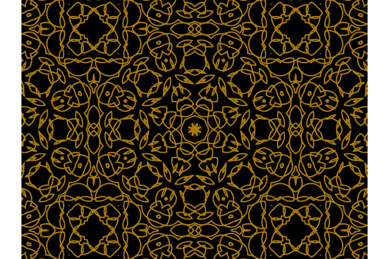 pattern-gold-ornament-arrange-lines-and-arches