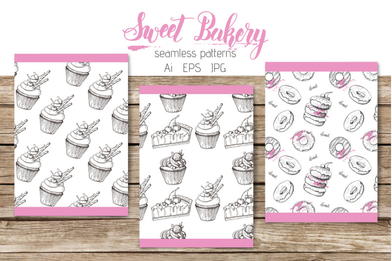 vector-sweet-bakery-set