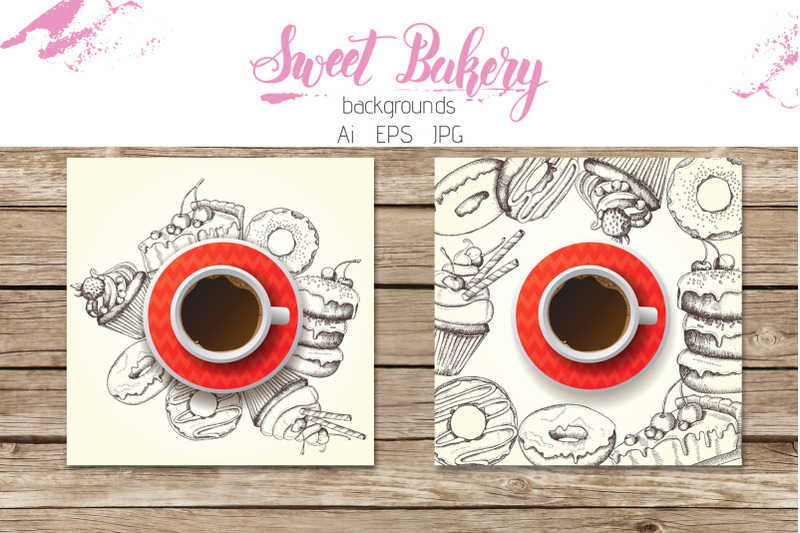 vector-sweet-bakery-set