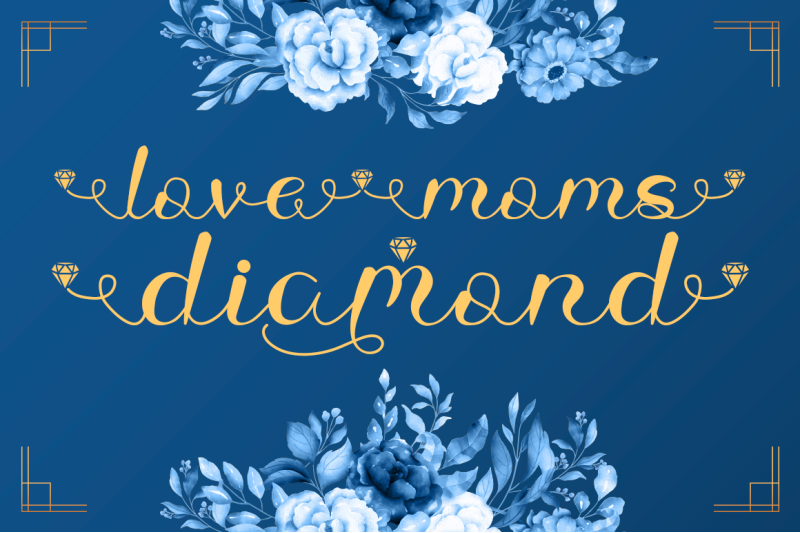 love-moms-diamond-modern-calligraphy