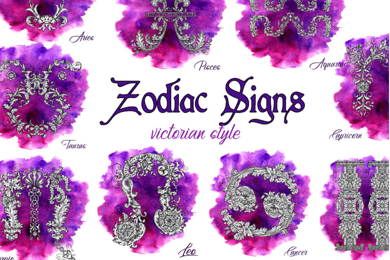 zodiac-signs-victorian