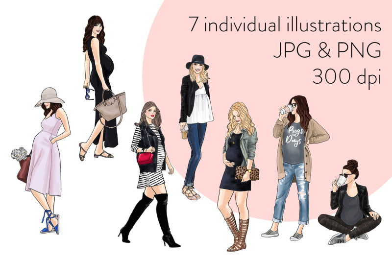 watercolor-fashion-clipart-mommy-to-be-light-skin