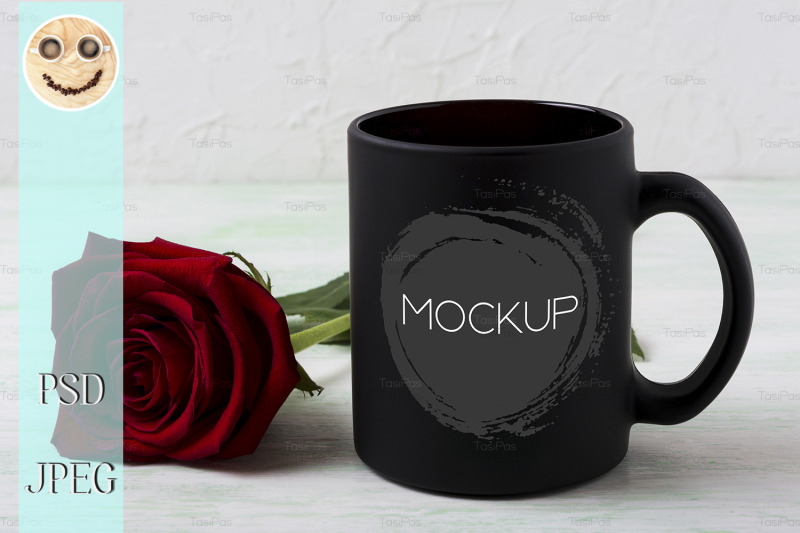 black-coffee-mug-mockup-with-red-rose