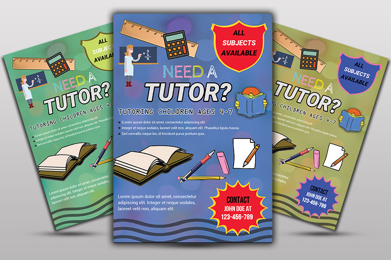 children-tutor-flyer