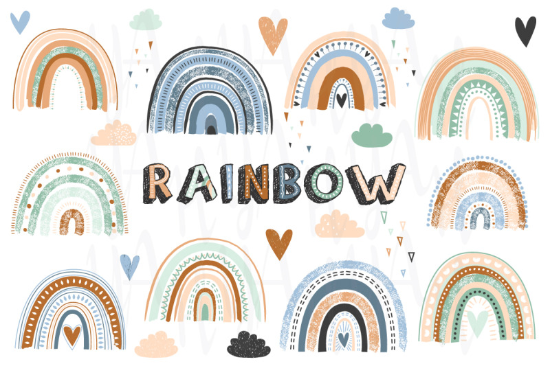 boho-rainbows-collection-set