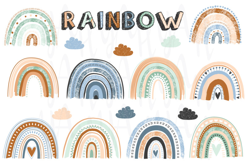 boho-rainbows-collection-set