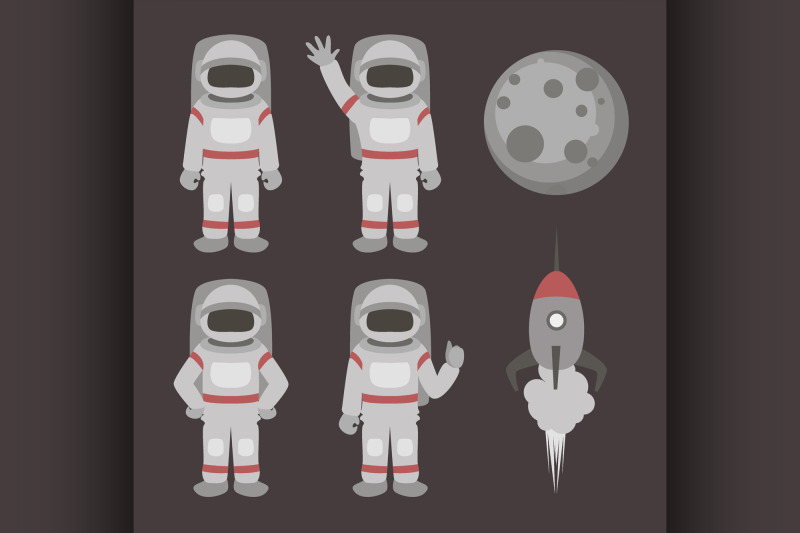 astronauts-characters-set