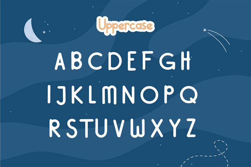 little-orion-font-with-illustration