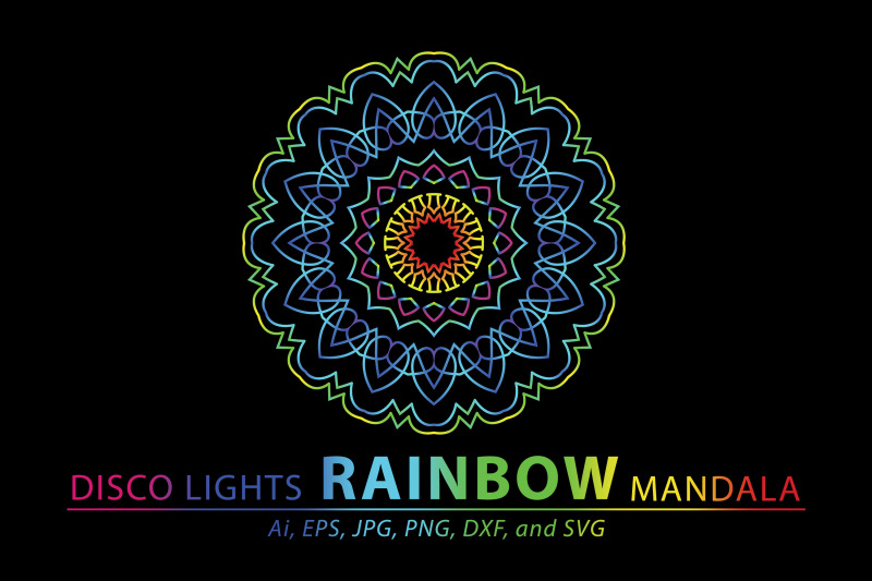mandala-rainbow-minimalist-design