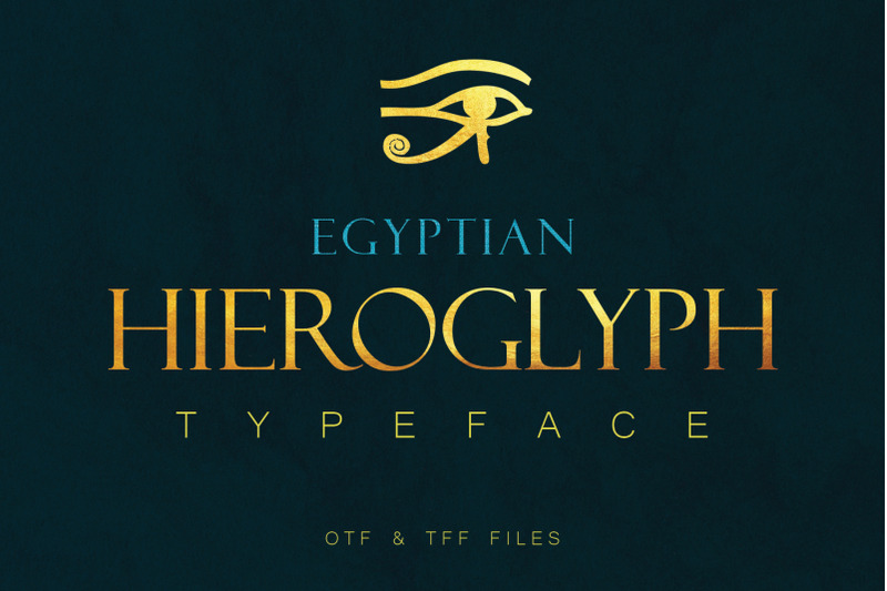 egyptian-hieroglyph-typeface