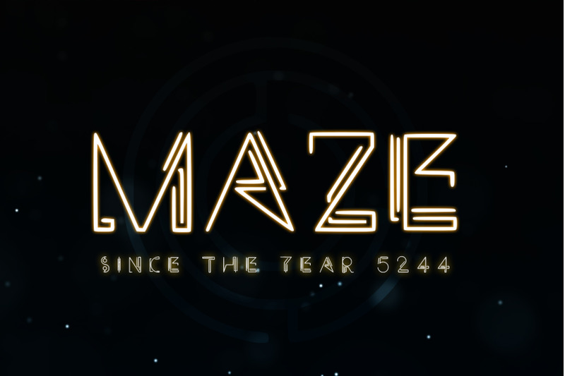 maze-a-technical-typeface