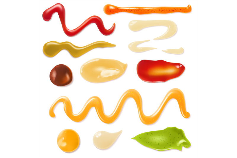 sauce-strips-various-sauces-samples-wasabi-ketchup-and-mayonnaise