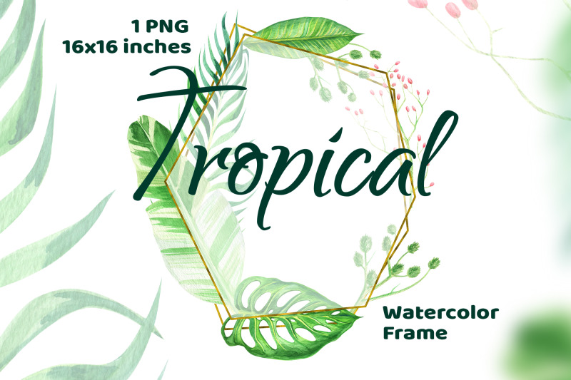 exotic-leaf-clipart-tropical-frame