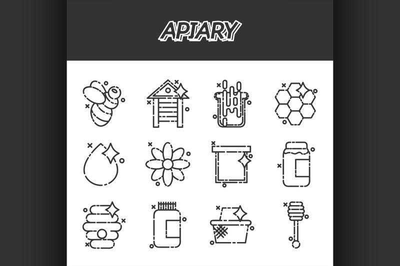 apiary-icons-set
