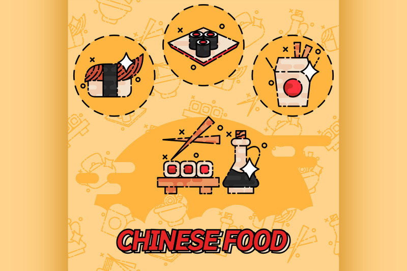 chinese-food-flat-concept-icons