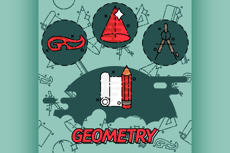 geometry-flat-concept-icons