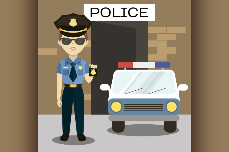 policeman-in-american-cop-uniform