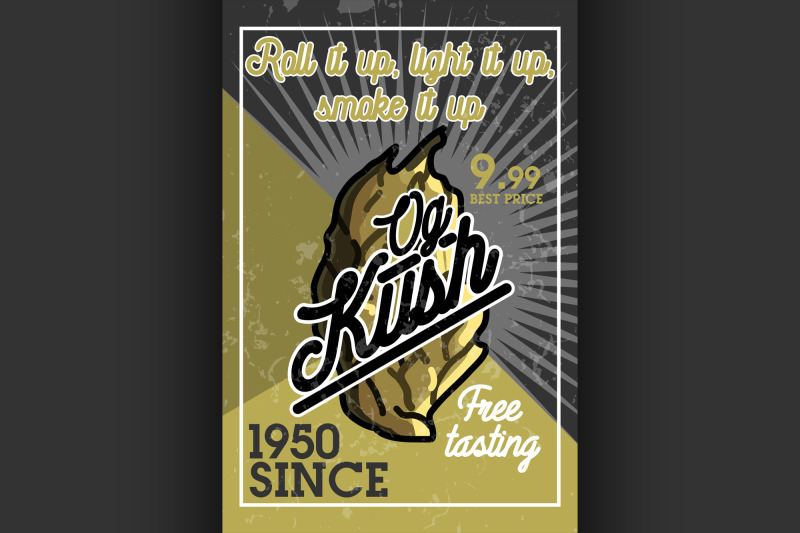 color-vintage-marijuana-banner