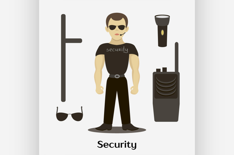 security-man-standing