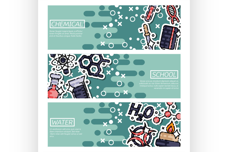 set-of-horizontal-banners-about-chemical