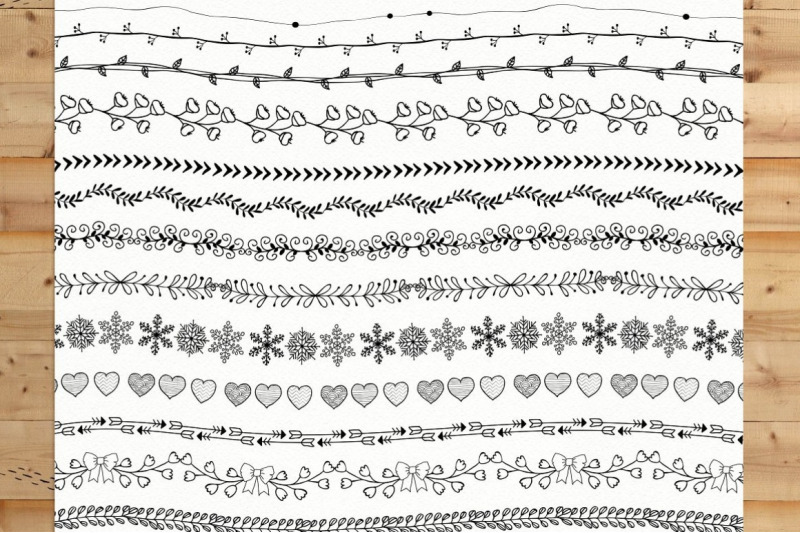 110-hand-drawn-inky-pattern-brushes-9-graphic-styles-text-effecs