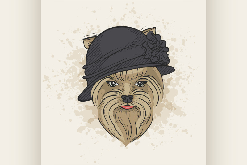 vector-color-sketch-of-elegant-dog