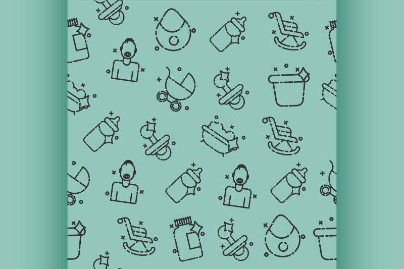 motherhood-icons-pattern