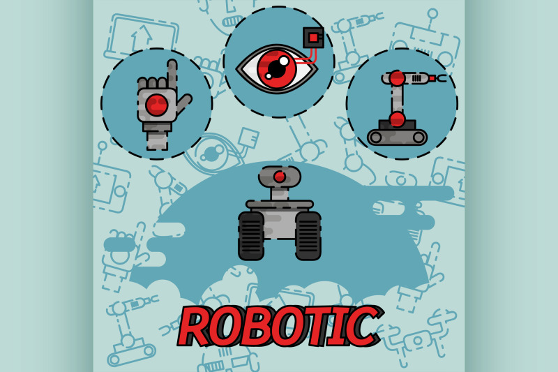 robotic-flat-concept-icons