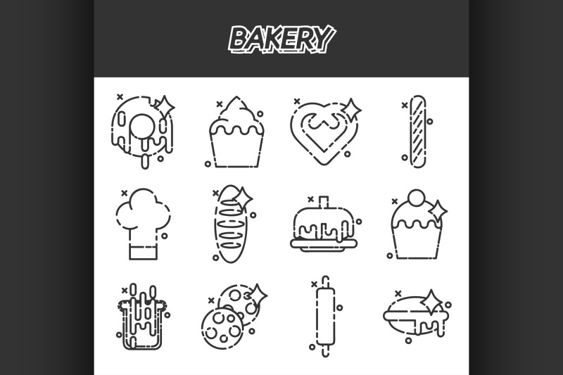 bakery-icons-set