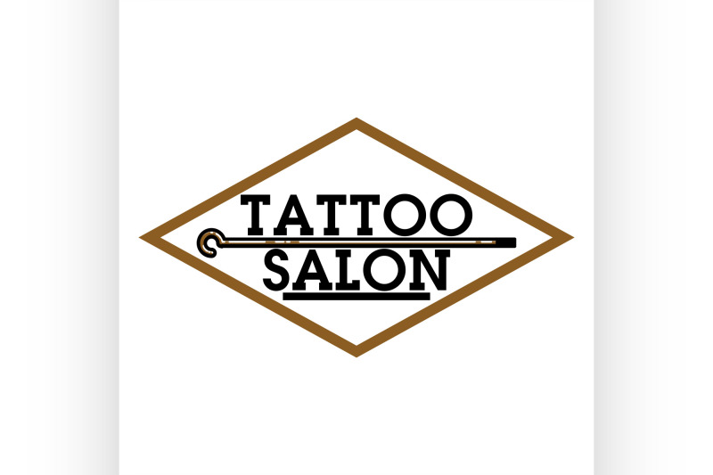 color-vintage-tattoo-salon-emblem