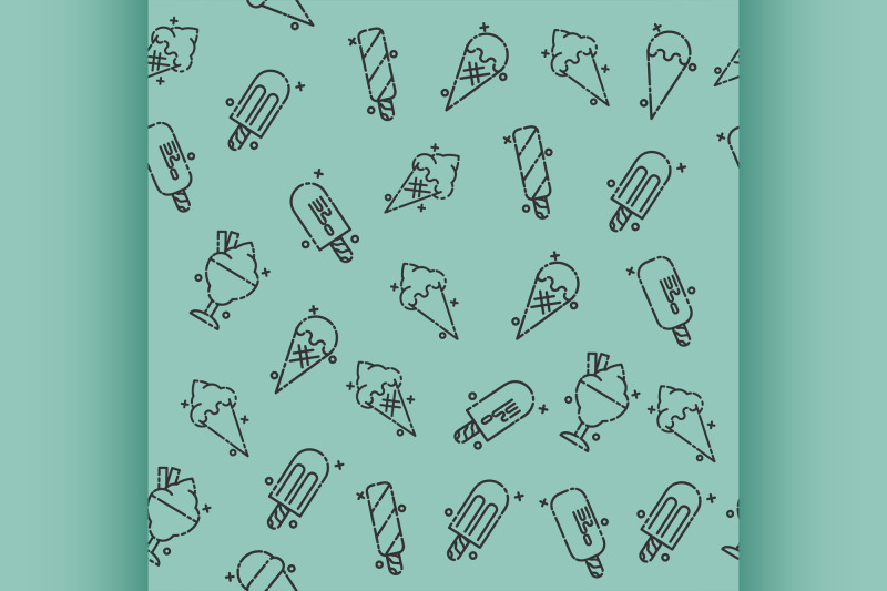 ice-cream-icons-pattern