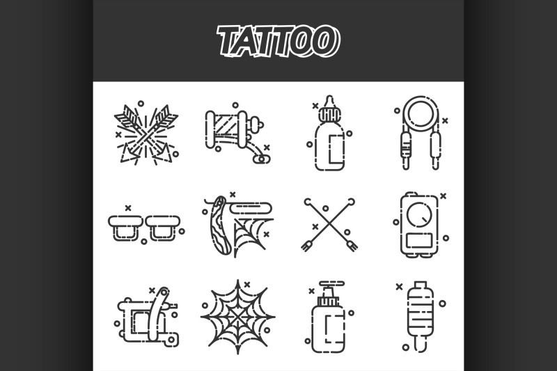 tattoo-icons-set