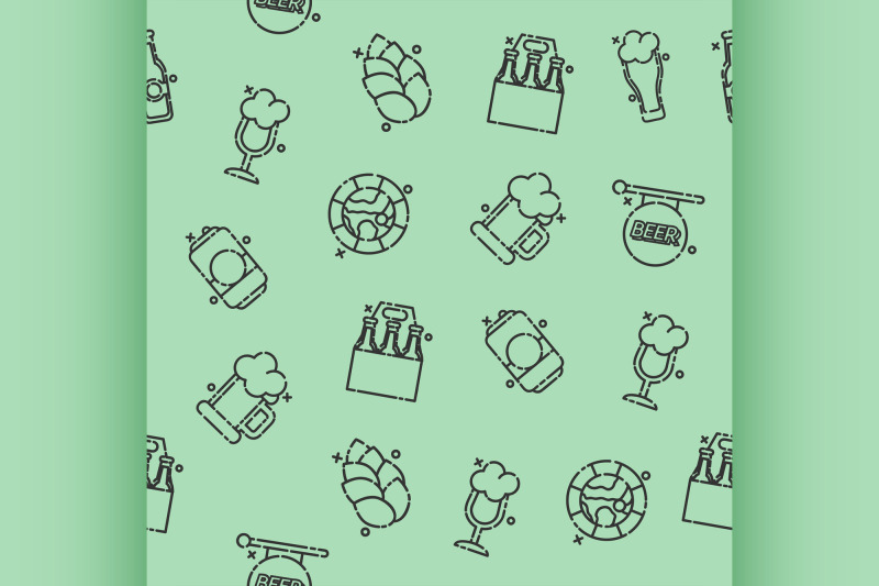 brewing-icons-set-pattern