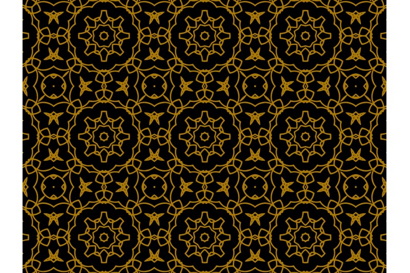 pattern-gold-ornament-line-and-curved