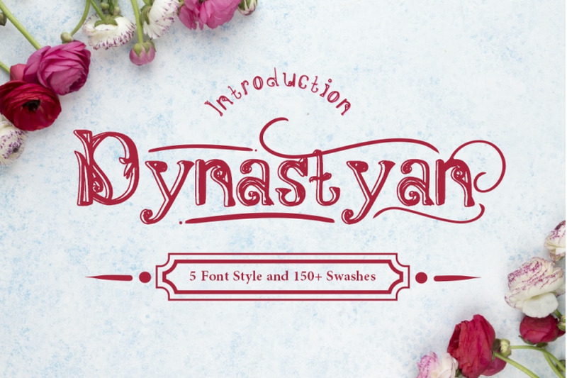 dynastyan-5-font-styles-and-150-swashes