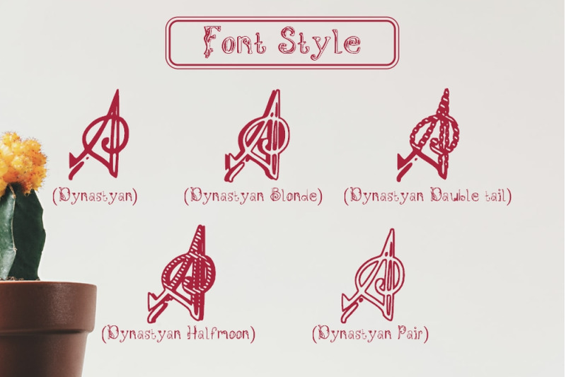 dynastyan-5-font-styles-and-150-swashes