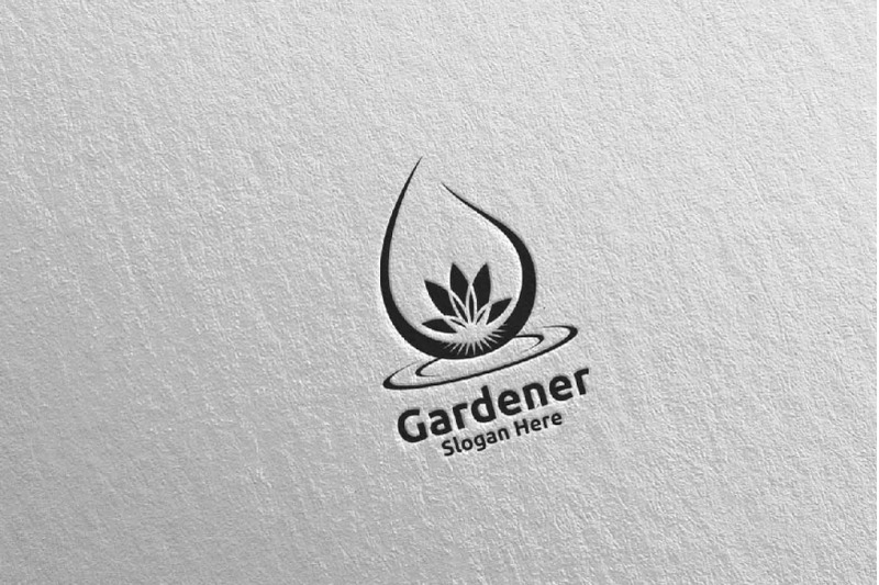 water-botanical-gardener-logo-design-21