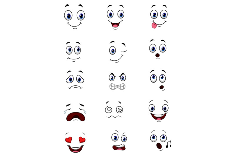 cartoon-faces-clipart-set-graphic