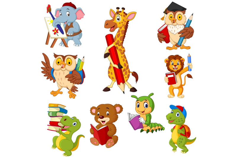 animal-students-clipart-set-graphic