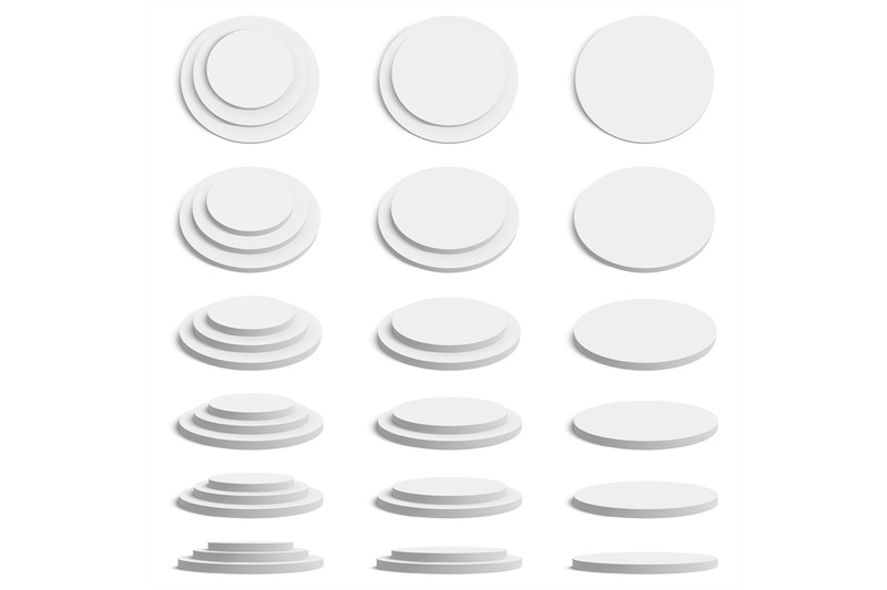 cylinder-3d-platform-realistic-round-stand-stage-empty-geometric-pod