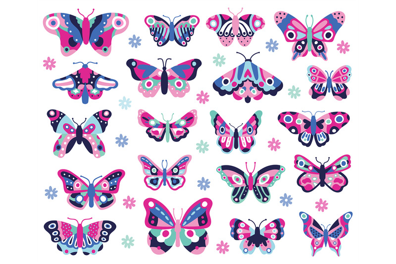 doodle-butterflies-insect-hand-drawn-spring-insects-colorful-flying