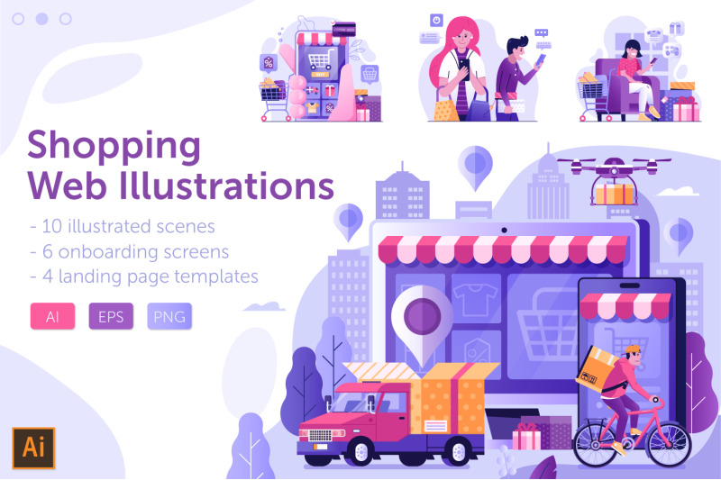 online-shopping-web-illustrations