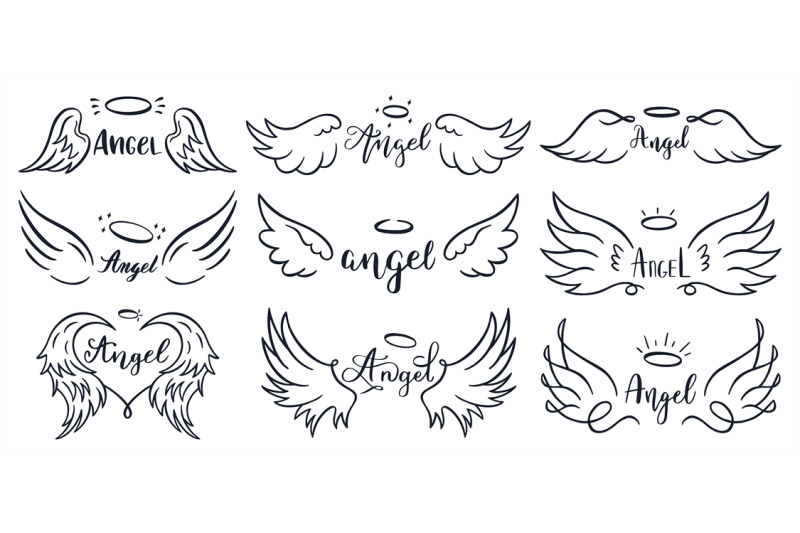 wings-hand-drawn-lettering-doodle-elegant-angel-wings-phrases-sketch